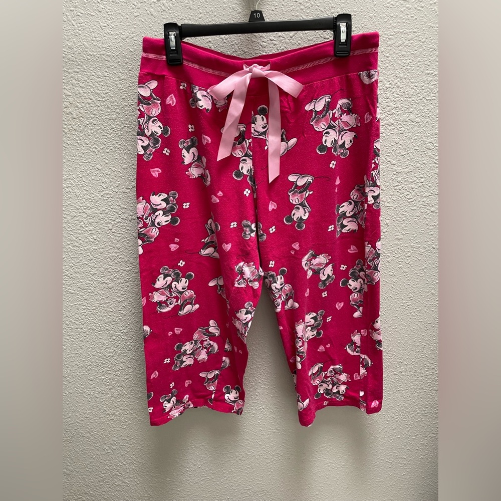 ‼️DONATED‼️❤️‍🔥3/$15❤️‍🔥Mickey & Minnie Mouse Sleepwear Pajama Bottoms Size L